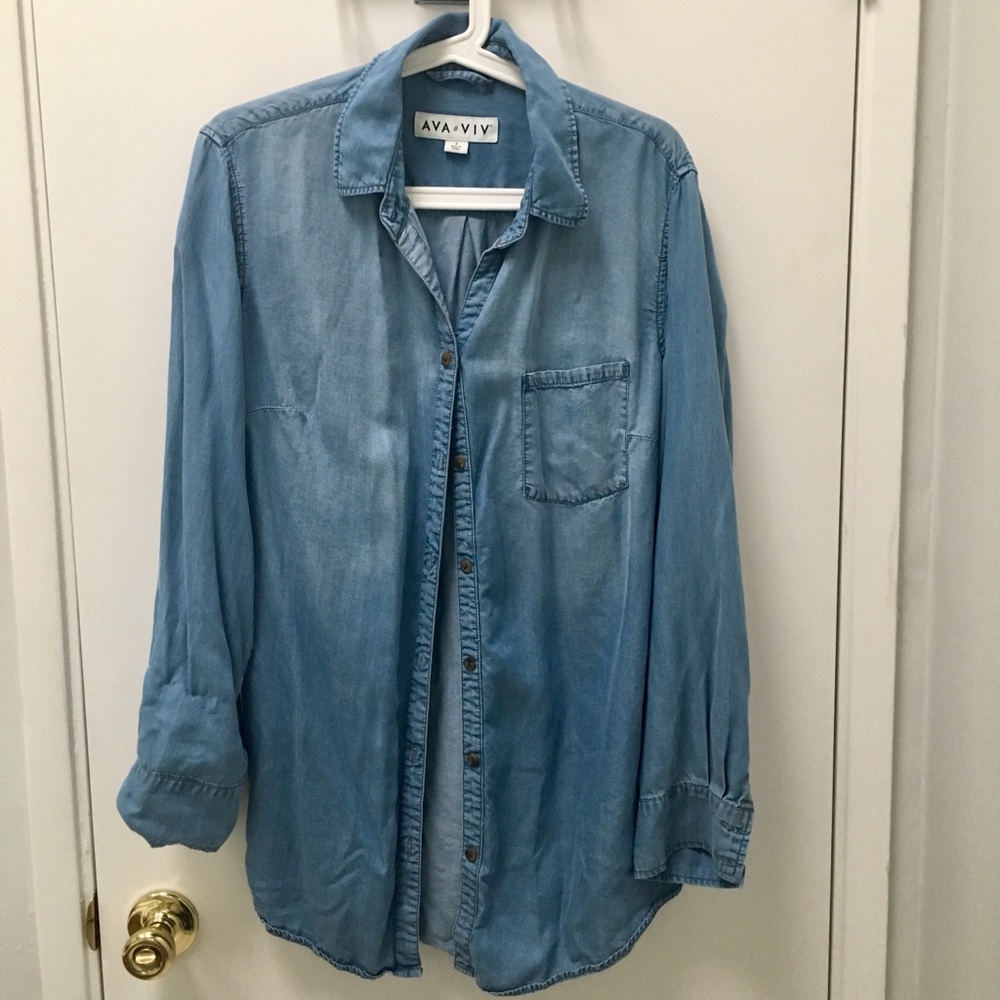 Light Denim Wash Buttonup